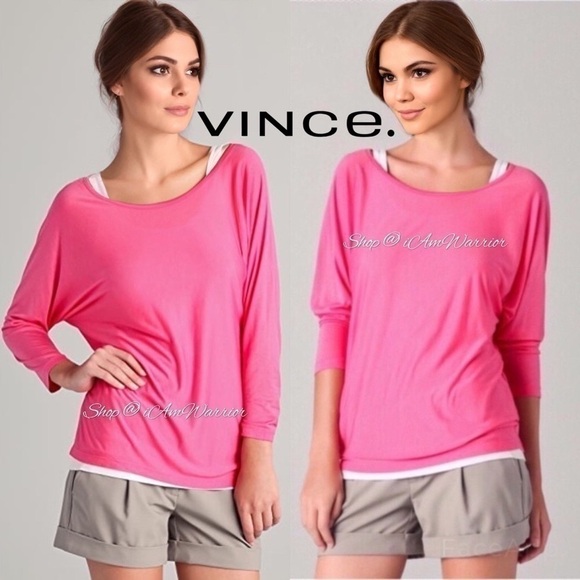Vince NWT pink dolman sleeve slouchy top *shop@iamwarrior - Picture 3 of 9